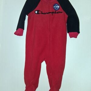 Champion Kids One Piece in Red and Black
